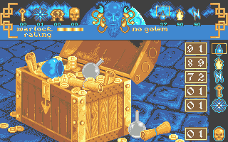 Warlock: The Avenger (Atari ST) screenshot: Buy upgrades here