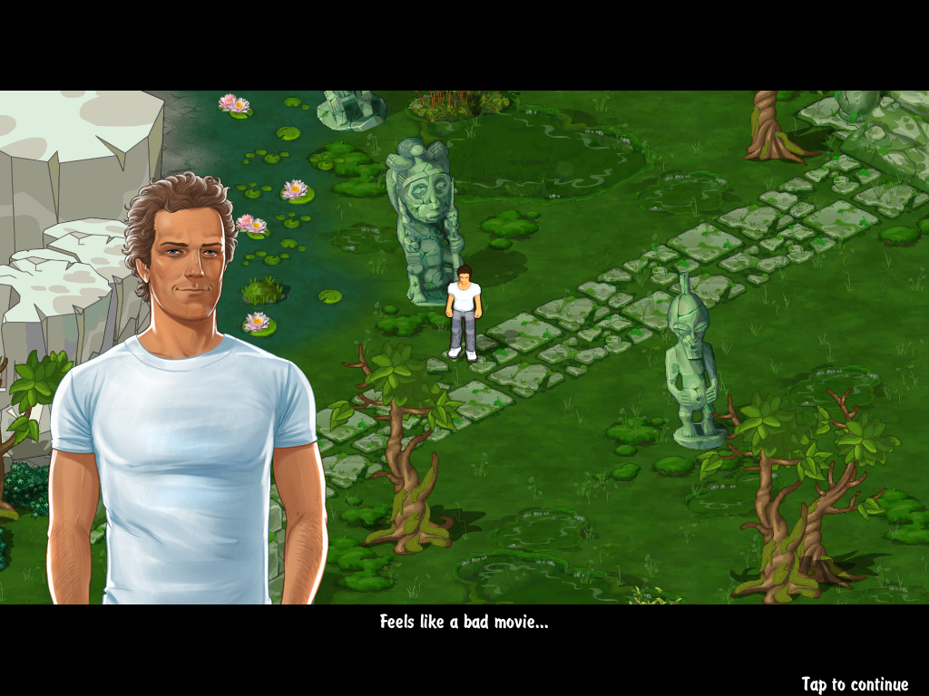 The Island: Castaway (iPad) screenshot: Real game start