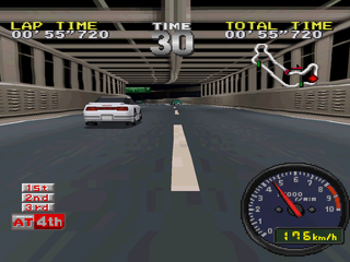 Tokyo Highway Battle (PlayStation) screenshot: Tunnel