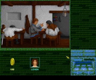 Magic Island: The Secret of Stones (Amiga CD32) screenshot: The inn