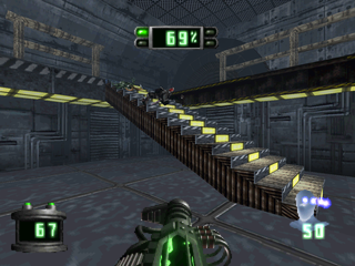 Disruptor (PlayStation) screenshot: Stairs