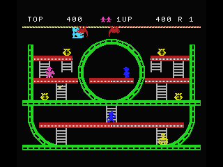 Jump Coaster (MSX) screenshot: Collect the money