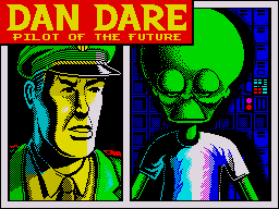 Dan Dare: Pilot of the Future (ZX Spectrum) screenshot: Loading screen