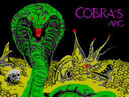 Cobra's Arc (ZX Spectrum) screenshot: Loading screen