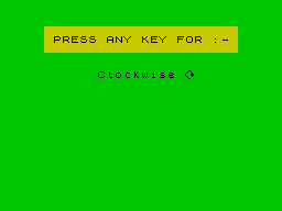Scuba Dive (ZX Spectrum) screenshot: Let's redefine keys.