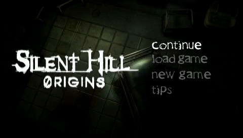 Silent Hill: 0rigins (PSP) screenshot: Title screen (US)