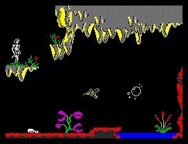Camelot Warriors (ZX Spectrum) screenshot: Marvelous bubble, I can stay seeing it for hours