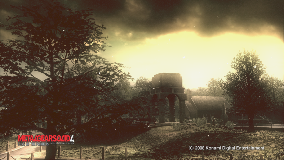 Metal Gear Solid 4: Guns of the Patriots (PlayStation 3) screenshot: Title