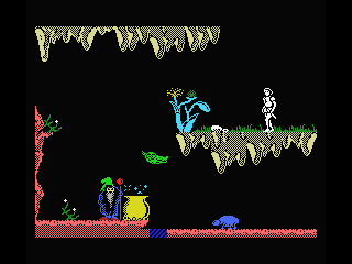 Camelot Warriors (MSX) screenshot: The animal species are hazardous