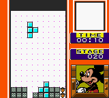 Magical Tetris Challenge (Game Boy Color) screenshot: Mickey plans the grand finale!