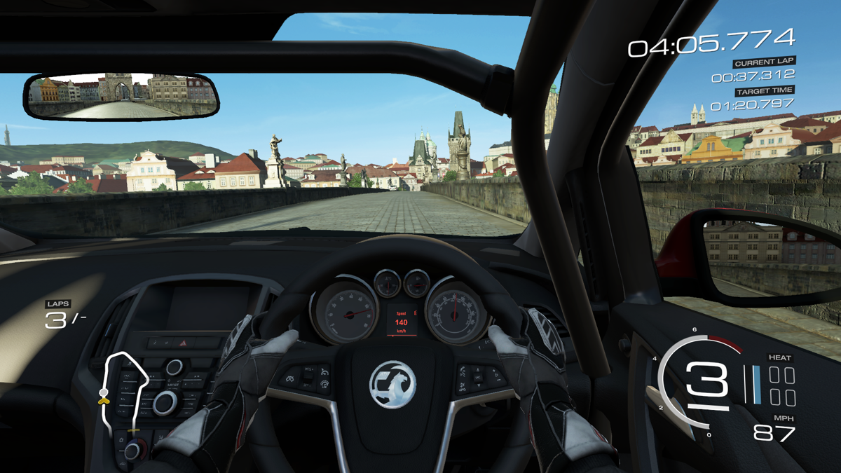 Forza Motorsport 5: 2013 Vauxhall Astra 1.6 Tech Line Top Gear Edition (Xbox One) screenshot: Behind the steering wheel