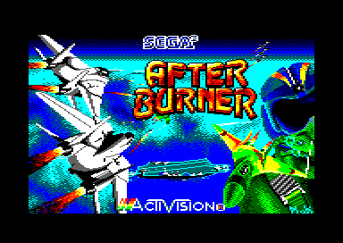 After Burner II (Amstrad CPC) screenshot: Loading screen