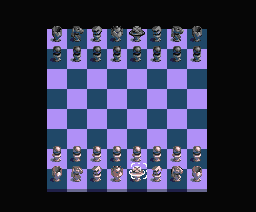 Kempelen Chess (MSX) screenshot: Chess opening