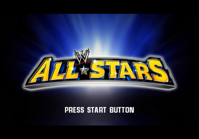 WWE All Stars (PlayStation 2) screenshot: Title screen.