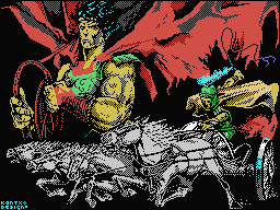 Coliseum (MSX) screenshot: Loading screen
