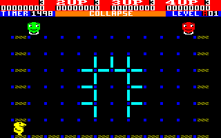 Collapse (Amstrad CPC) screenshot: The beginning