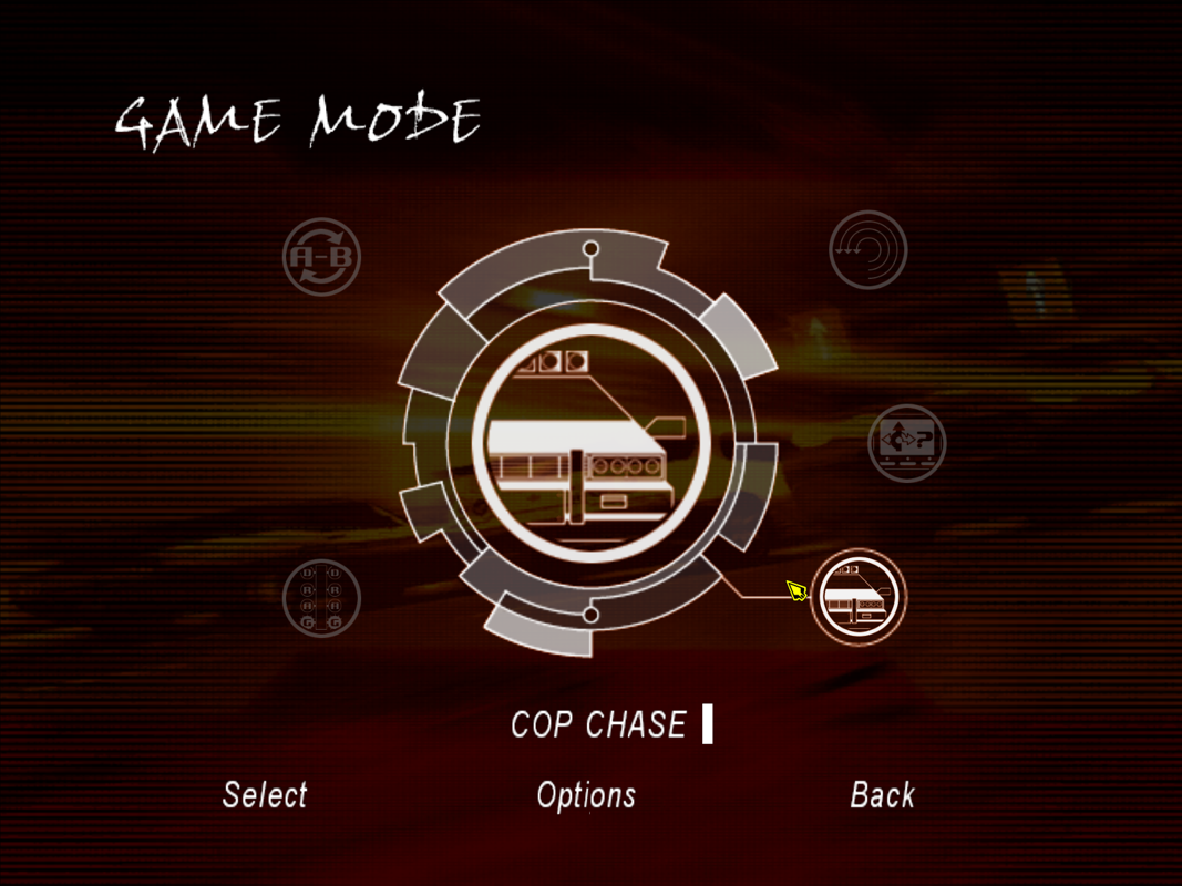 Test Drive (Windows) screenshot: Game mode select