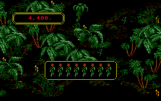 T.N.T (Atari ST) screenshot: Lives remaining