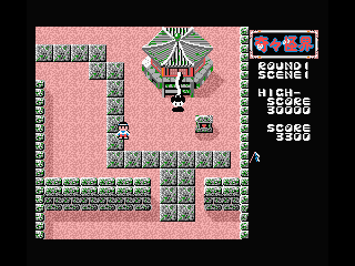 KiKi KaiKai (MSX) screenshot: Watch out for the Long necked