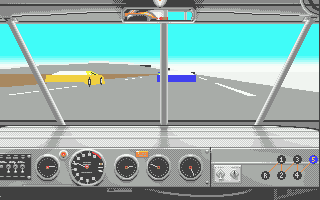 Days of Thunder (Atari ST) screenshot: Preparing for a start