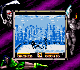 Killer Instinct (Game Boy) screenshot: Defending an enemy sweep.