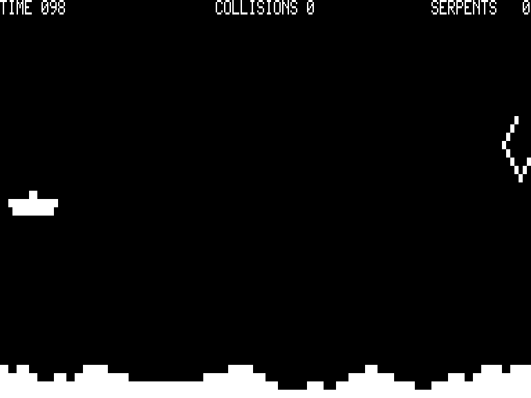 Screenshot of Serpent (TRS-80, 1981) - MobyGames