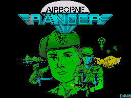 Airborne Ranger (ZX Spectrum) screenshot: Loading Screen