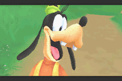 Kingdom Hearts: Chain of Memories (Game Boy Advance) screenshot: Goofy