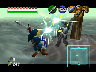 Screenshot of The Legend of Zelda: Ocarina of Time (Nintendo 64, 1998) -  MobyGames