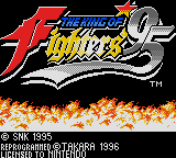 The King of Fighters '95 (Game Boy) screenshot: Title screen