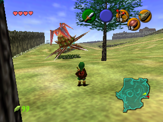 Screenshot of The Legend of Zelda: Ocarina of Time (Nintendo 64, 1998) -  MobyGames