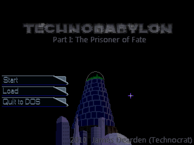 Technobabylon: Part 1 - The Prisoner of Fate (Windows) screenshot: Title screen
