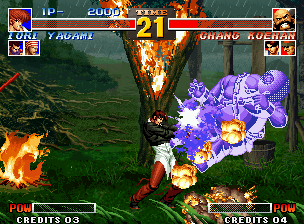 The King of Fighters '95 (Neo Geo) screenshot: Asobi wa, owari da!