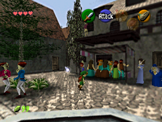 Screenshot of The Legend of Zelda: Ocarina of Time (Nintendo 64, 1998) -  MobyGames