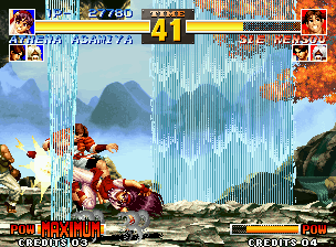 The King of Fighters '95 (Neo Geo) screenshot: The Phoenix Arrow is a good move. If the opponent will be unprepared, better still!