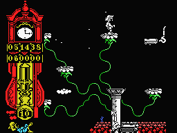 Gonzzalezz (MSX) screenshot: Firt load - Vacuum cleaner