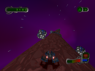NanoTek Warrior (PlayStation) screenshot: Metal spheres