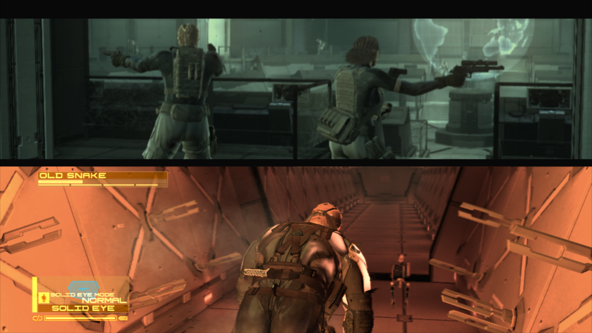 Metal Gear Solid 4: Guns of the Patriots (PlayStation 3) screenshot: Come on, Snake... don't die just yet