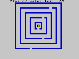 Cassette 50 (ZX Spectrum) screenshot: HEad for the inside of the maze