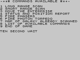 Cassette 50 (ZX Spectrum) screenshot: This whole package was quite an Enterprise