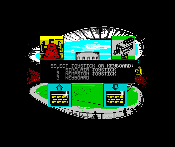 Kenny Dalglish Soccer Manager (ZX Spectrum) screenshot: Choose controls