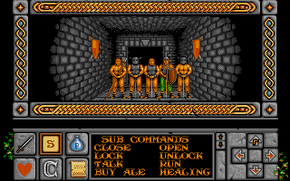 Death Bringer (Atari ST) screenshot: Let's fight!