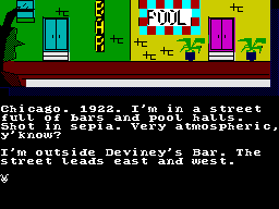 Bugsy (ZX Spectrum) screenshot: Start of your adventure
