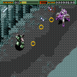 Final Zone (Sharp X68000) screenshot: Another boss fight