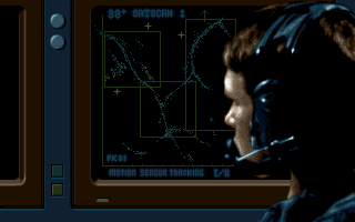 Combat Air Patrol (Amiga) screenshot: Alert! Enemy fighters approaching