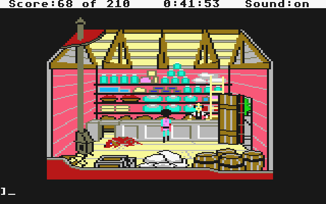 King's Quest III: To Heir is Human (Atari ST) screenshot: At the General Store