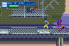 Alienators: Evolution Continues (Game Boy Advance) screenshot: Fight new monsters in new levels.
