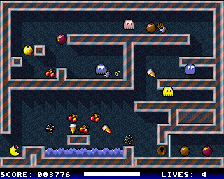 Plat Man (Amiga) screenshot: Well guarded key
