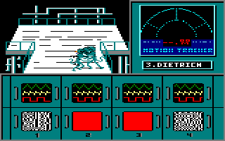 Aliens: The Computer Game (Amstrad CPC) screenshot: The aliens get Dietrich