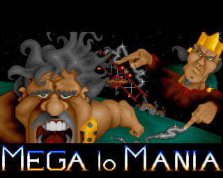 Mega lo Mania (Amiga) screenshot: Title screen